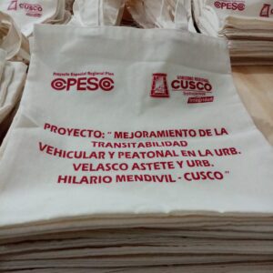 Bolsas de Tocuyo 30 x 40 con Hasa